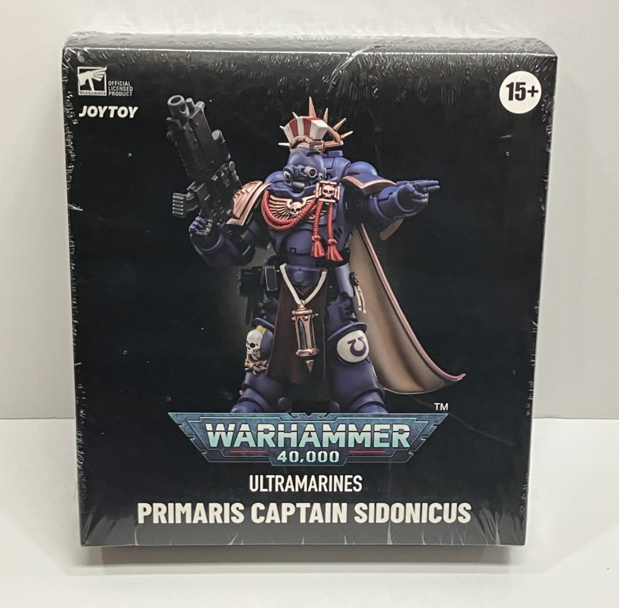 JOY TOY Warhammer 40K Ultramarines Primaris Captain Sidonicus 1/18 figure (NEW)