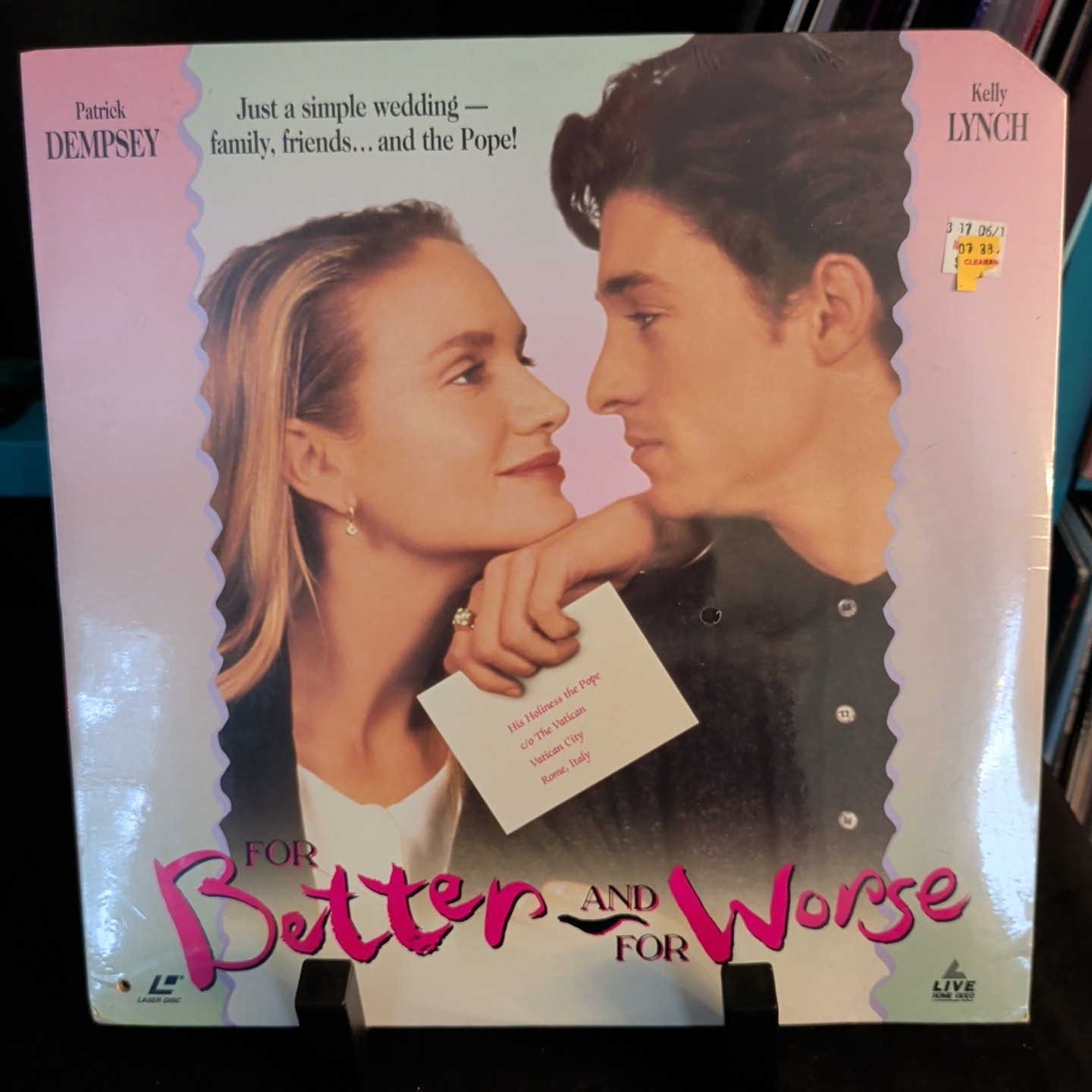 For Better And For Worse - Laserdisc Patrick Dismay Kelly Lynch 1992 NEW SEALED