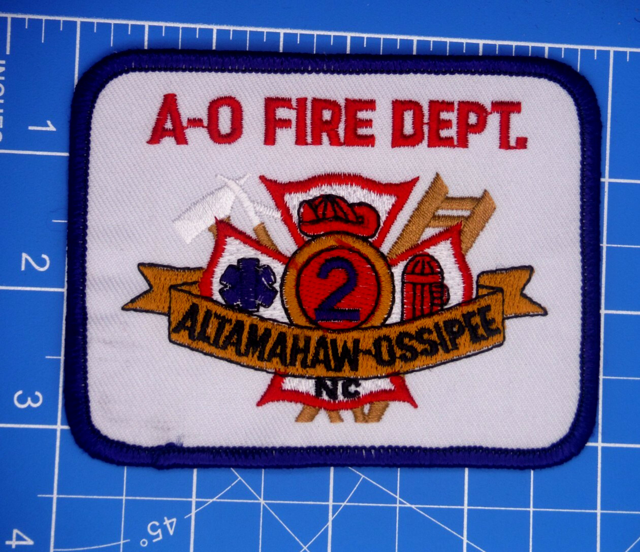 Altamahaw-Ossippe North Carolina A-O Fire Dept. patch