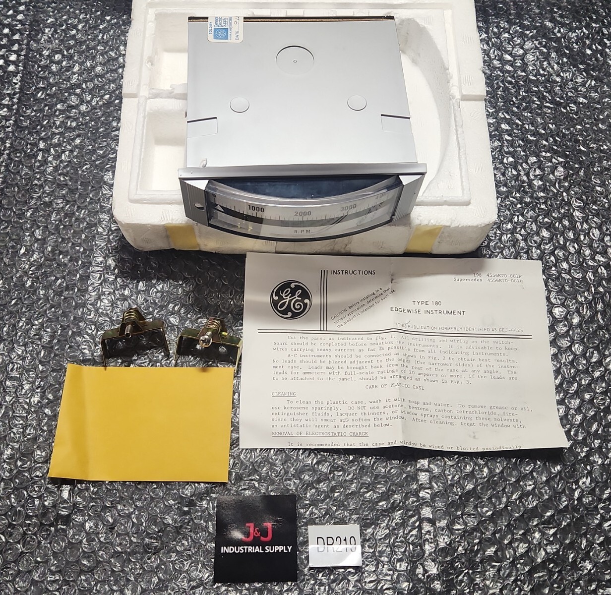 🆕️ GE YE/180011PKPK2RGX Type 180 Edgewise Instrument ⚡️🇺🇸 SHIP+WARRANTY