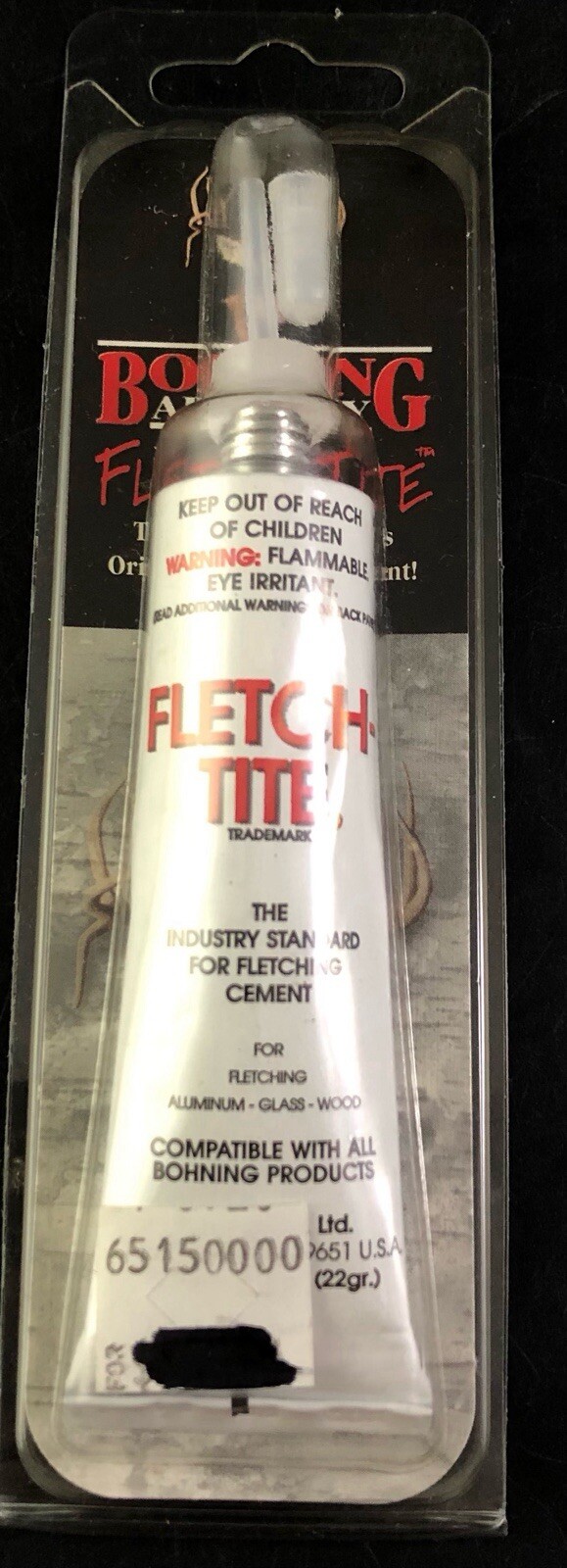 Bohning Fletch-Tite Cement For Fletching Aluminum, Glass And Wood.  Vk04