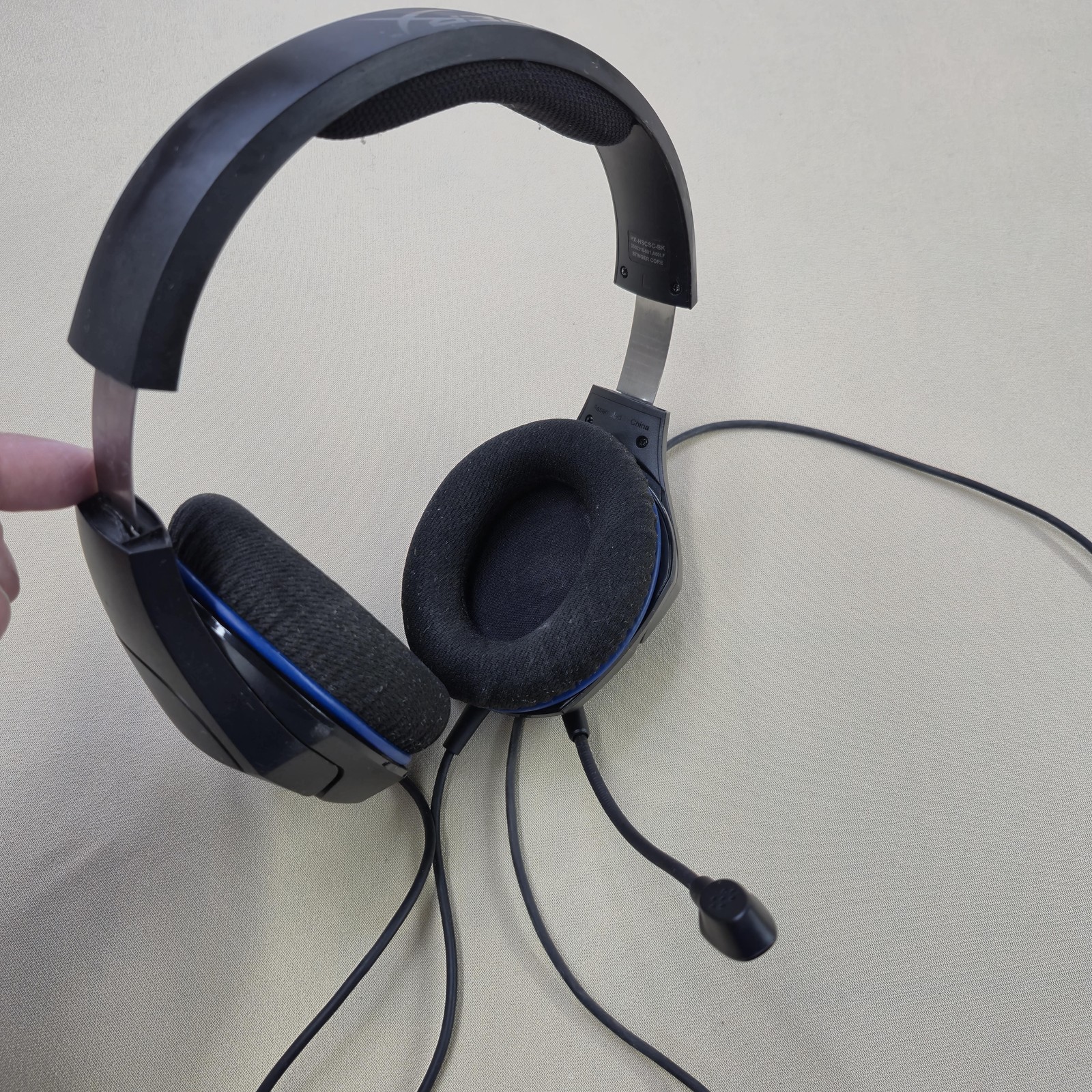 HyperX Stinger Core Wired Gaming Headset 3.5mm Black Mic PC PS4 Xbox One Switch