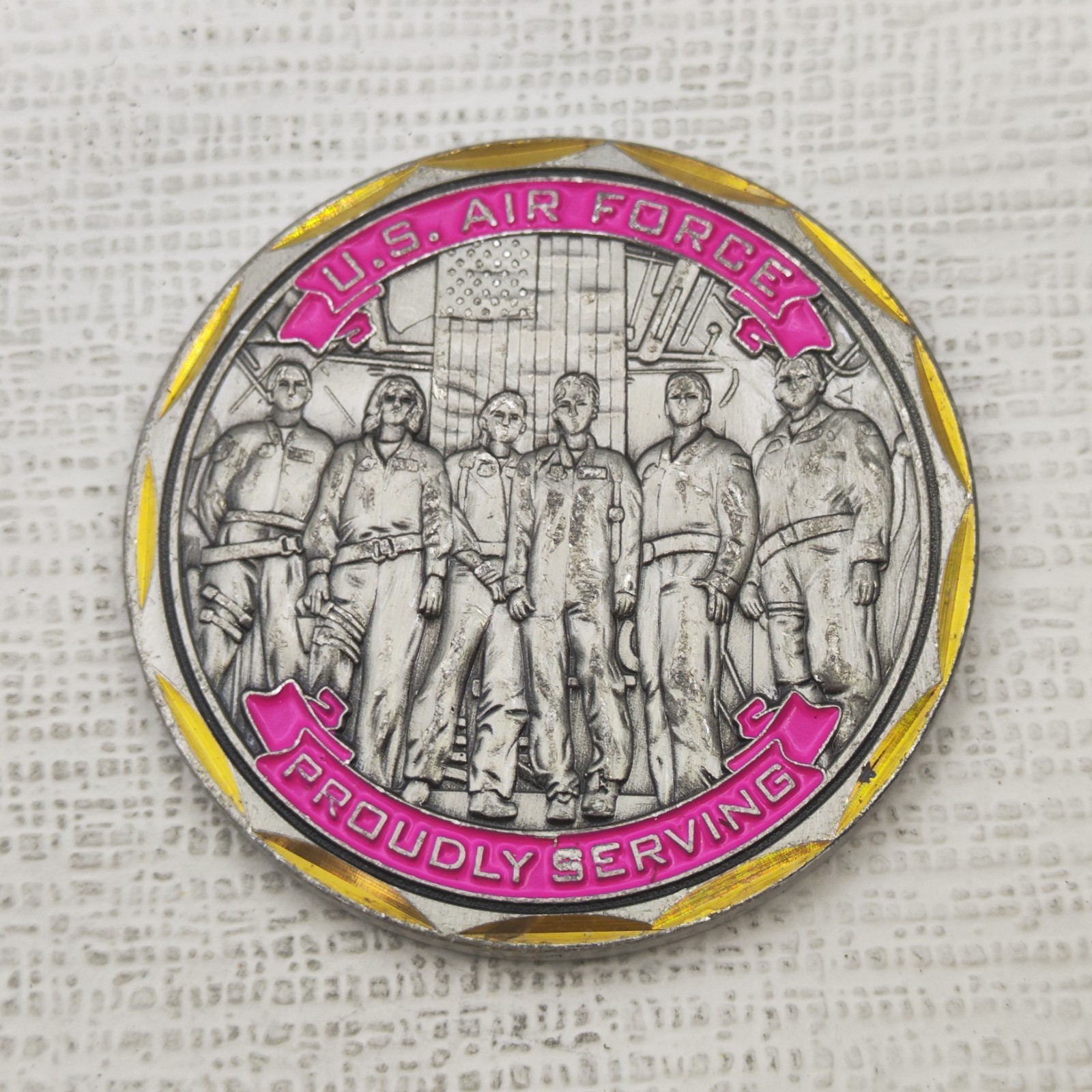 U.S. Air Force Proudly Serving Challenge Coin