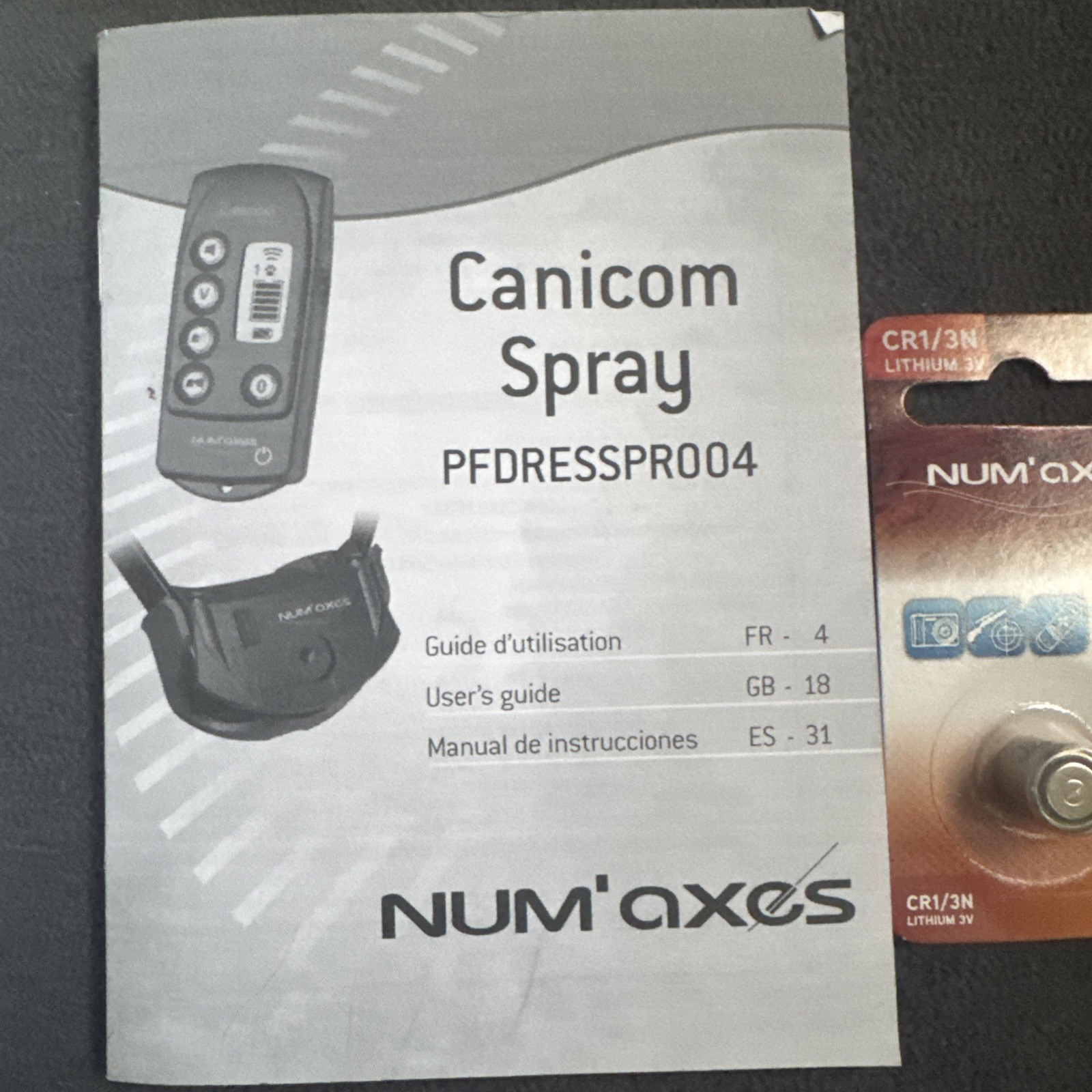 Num’Axes Canicom Spray Education Training Collar