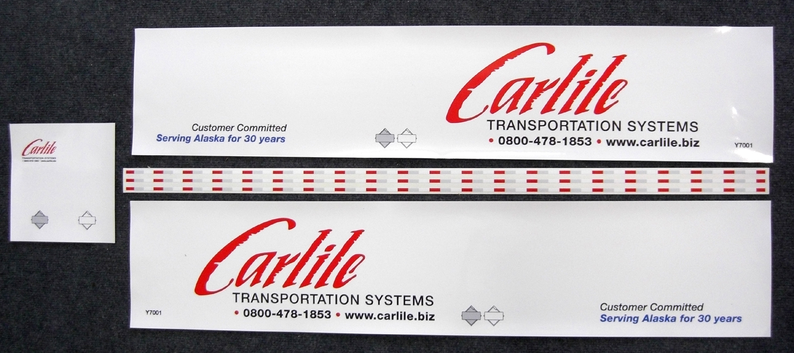 14th scale model Truck 'Carlile' Ice Road truck Reefer trailer stickers decals