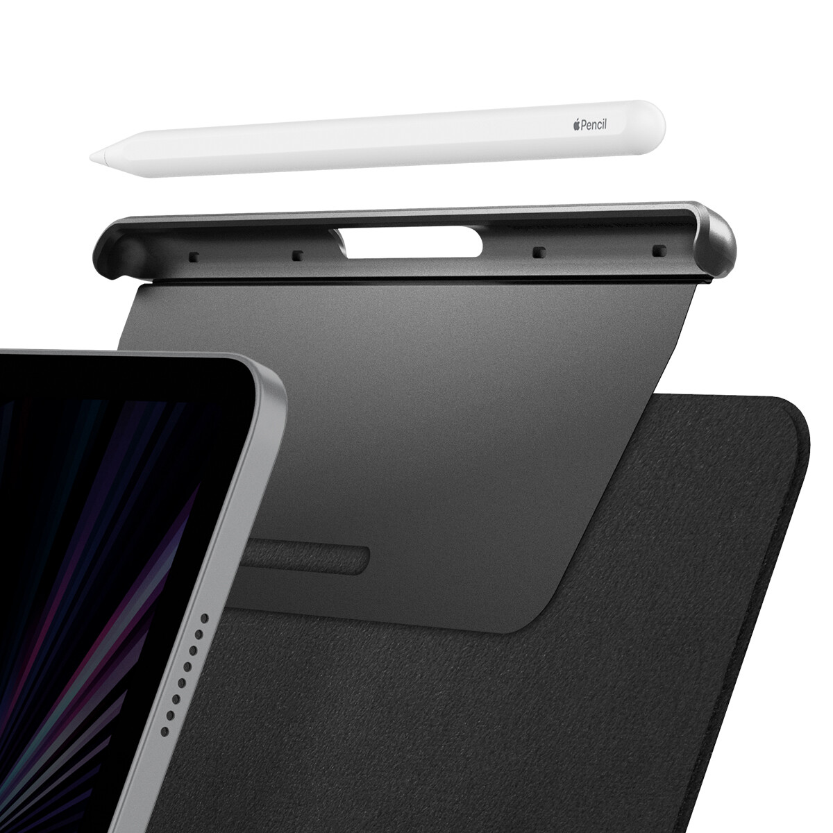 Apple Pencil 2nd Gen Holder | Spigen [DA20] Slim For Magic Keyboard, Smart Folio