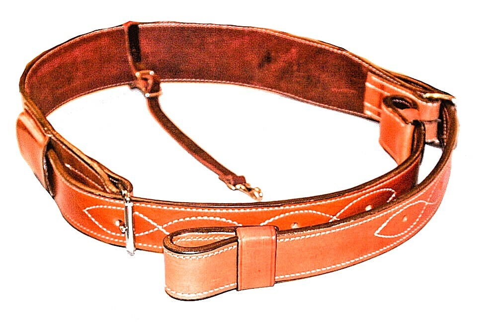 REAR GIRTH SET 3" COMPLETE  COWBOY QUALITIY FULLY LATIGO LINED AND SEWED