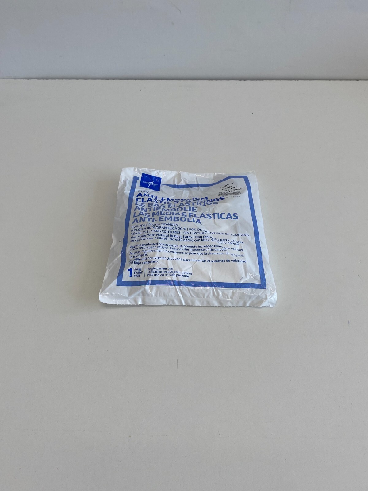 K38: 3 Pairs Medline Anti-Embolism Stocking L/M/XL