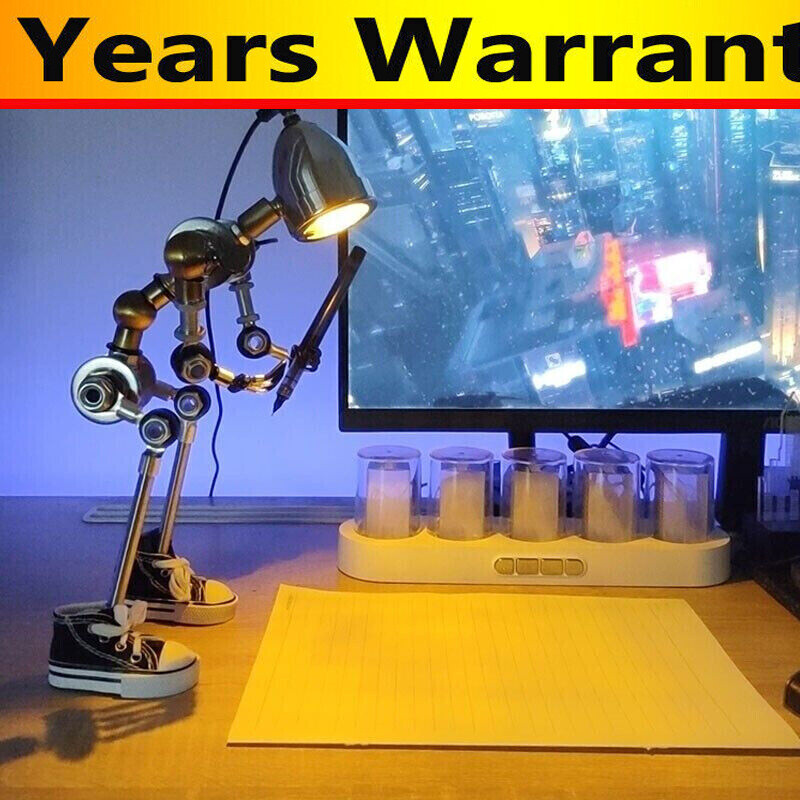 Robot-Shaped Ambient Light Cyberpunk Desktop Light E-sports Computer Decoration