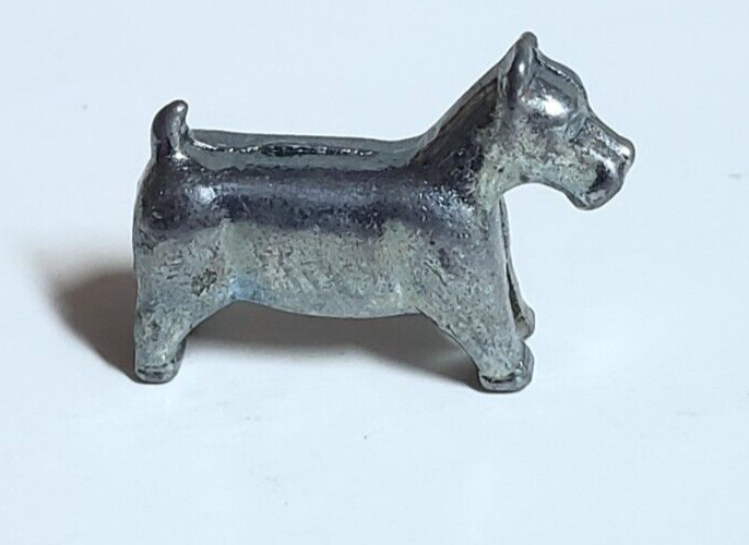 Scottie Dog Monopoly Replacement Piece - Pewter - FREE SHIPPING!