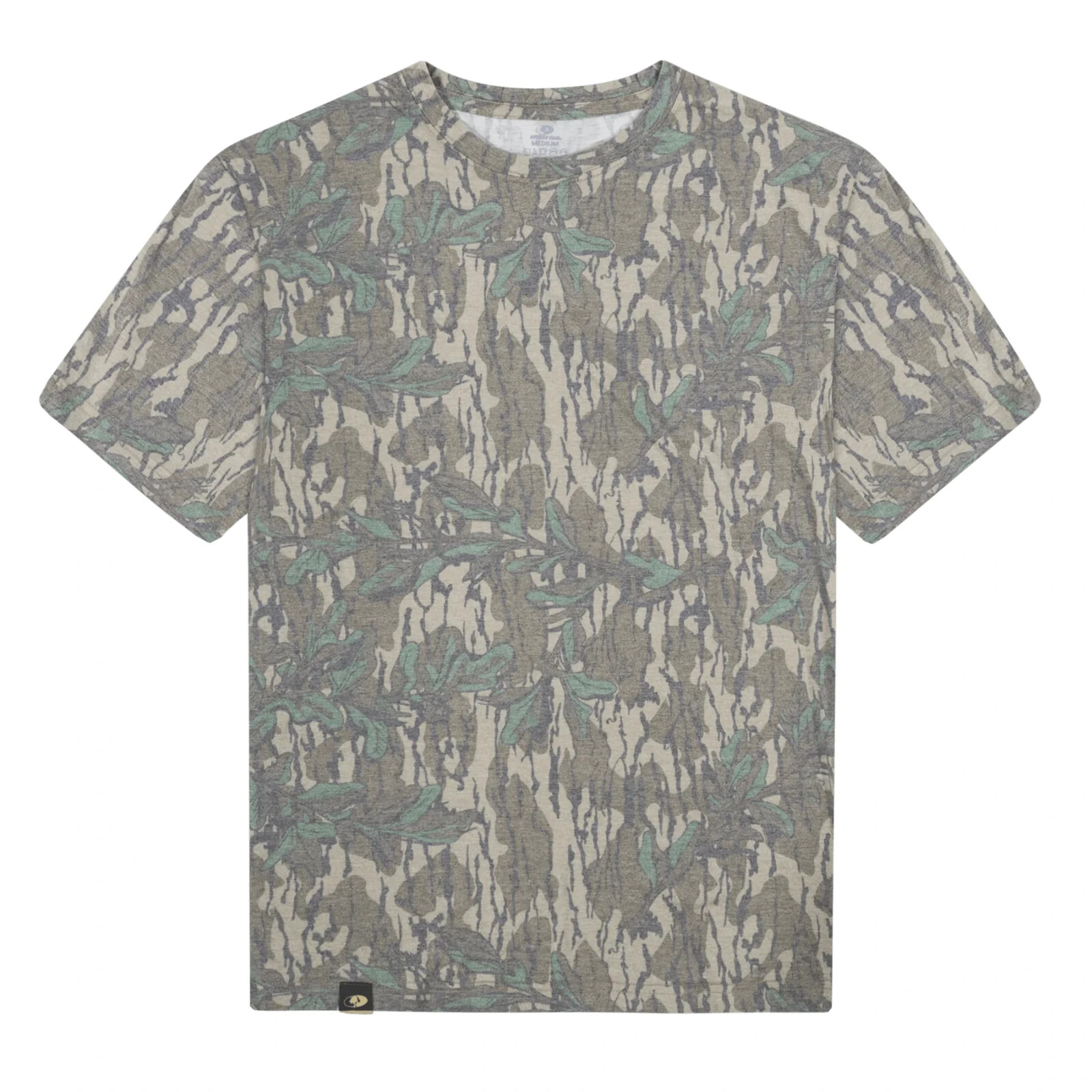 Mossy Oak Greenleaf Camo Tri Blend Washed Out Tee Blank