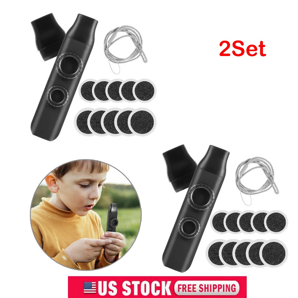 Professional Kazoo Instrument Adult Dual Tone Hole Double Holes Student 2Set USA