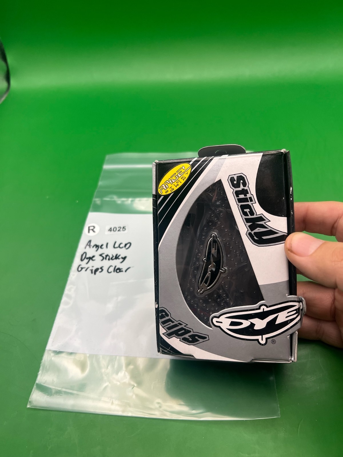 Angel LCD Dye Sticky Grips Clear Black