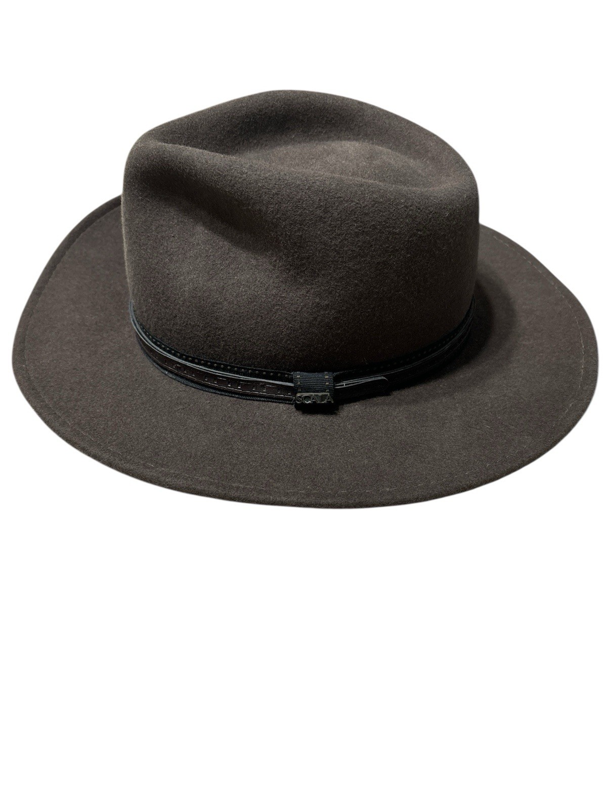 Cowboy Hat Dorfman Pacific Scala Classico 100% Wool Felt Hat, Brown. Size Medium