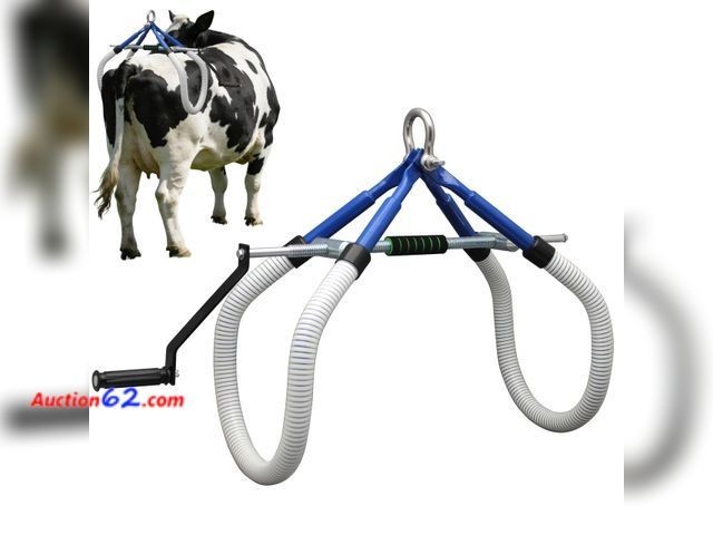 4410 Cow Hip Adjustable Lift Clamp, Stainless Steel Assist Cows Regain Footing