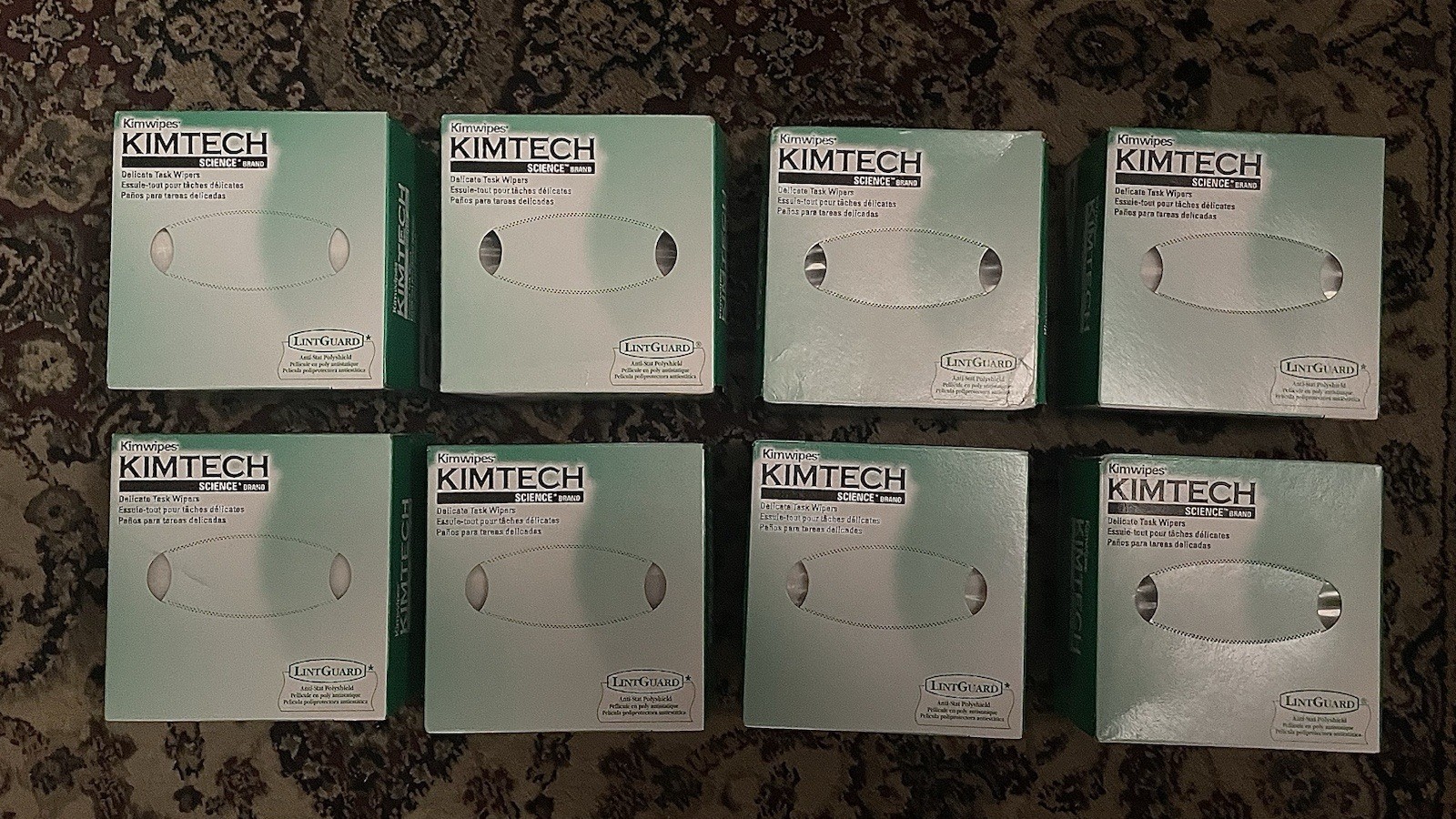 Kimtech  Kimwipes Delicate Task Wipes 34155, 8 Boxes of 286, Kimtech Science