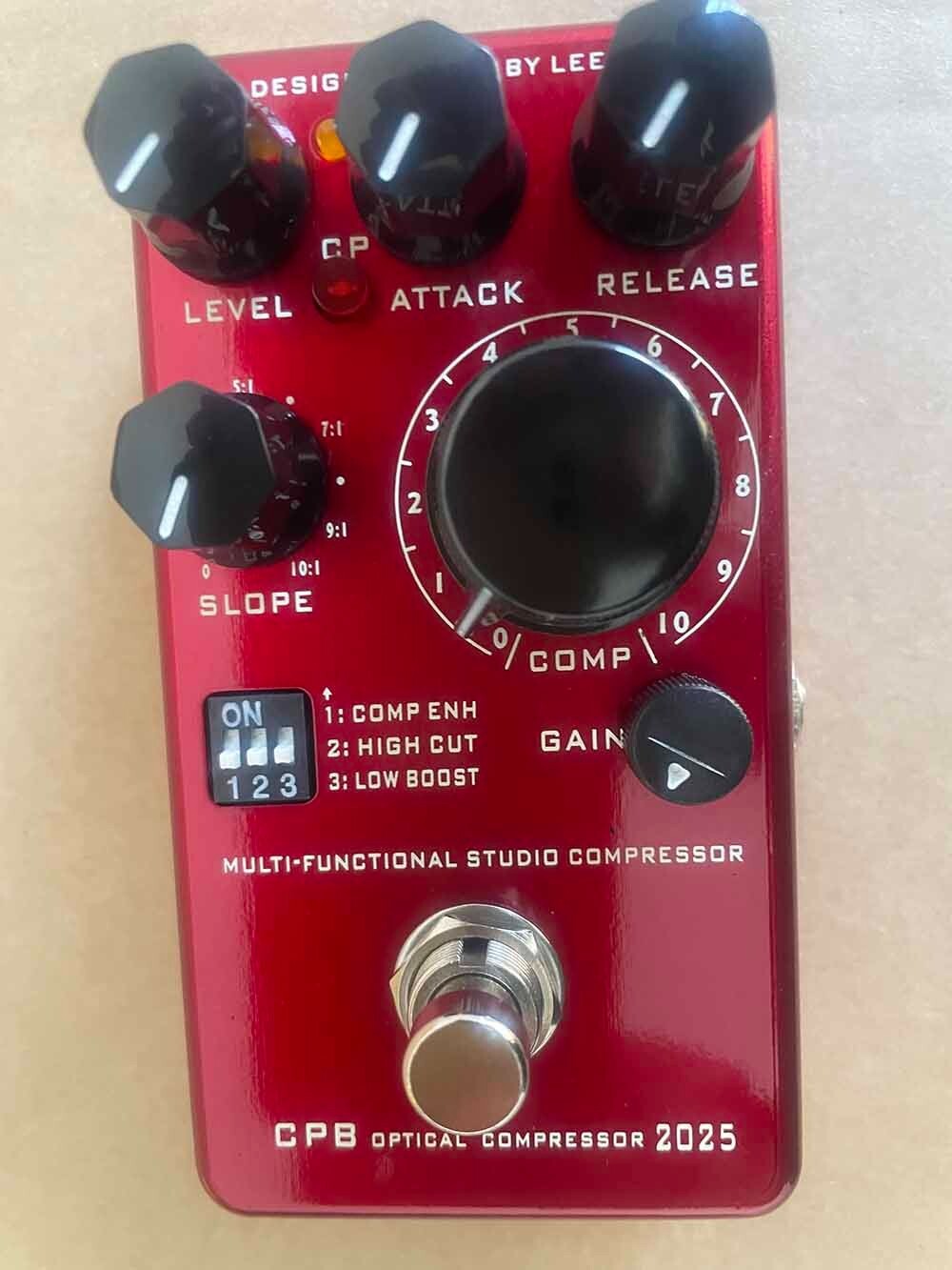CPB Optical Compressor Pedal Multifunctional Studio for Electric Guitar & Bass