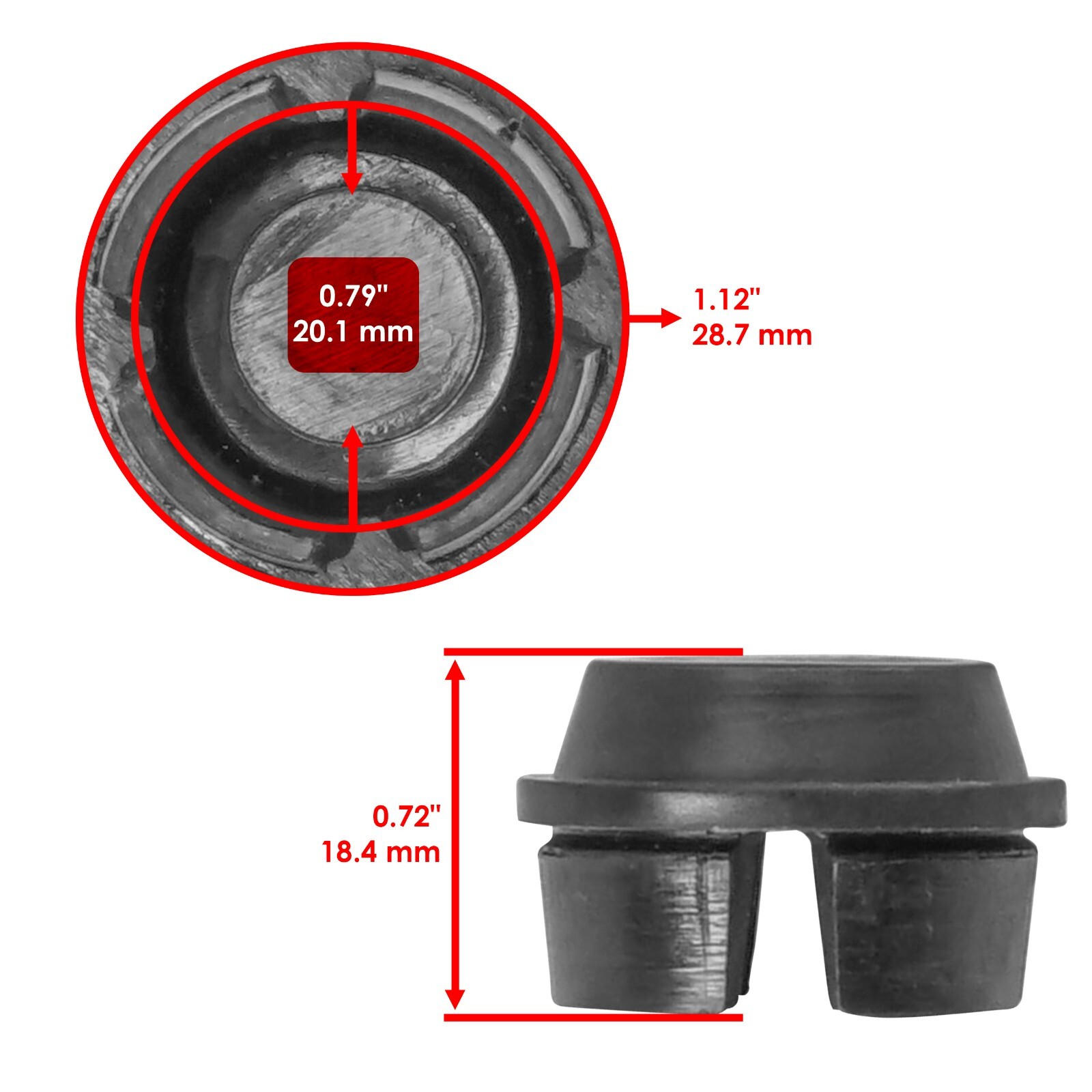 Deck Wheel Kit w/Hub for John Deere GT225 GT235 GT245 48" 54" Deck AM125172 2x