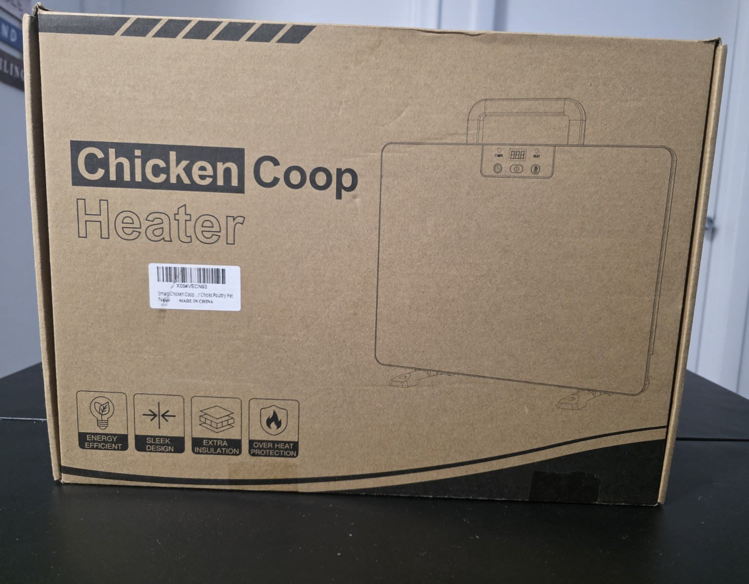 Chicken Coop Heater Panel 200W Energy Efficient Overheat Protection