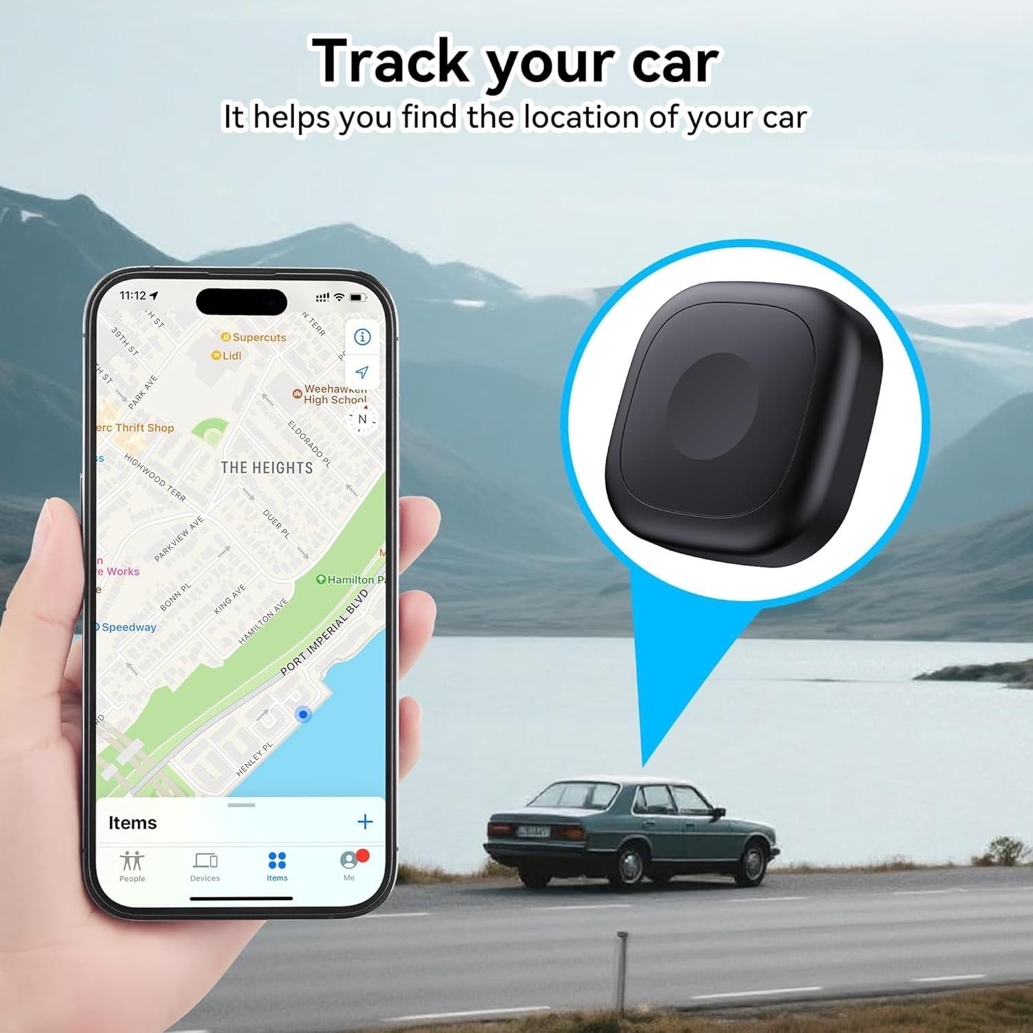 2 Pack for Tile Life360 Mate 2024/2022 Bluetooth Tracker Adhesive Mount, Silicon