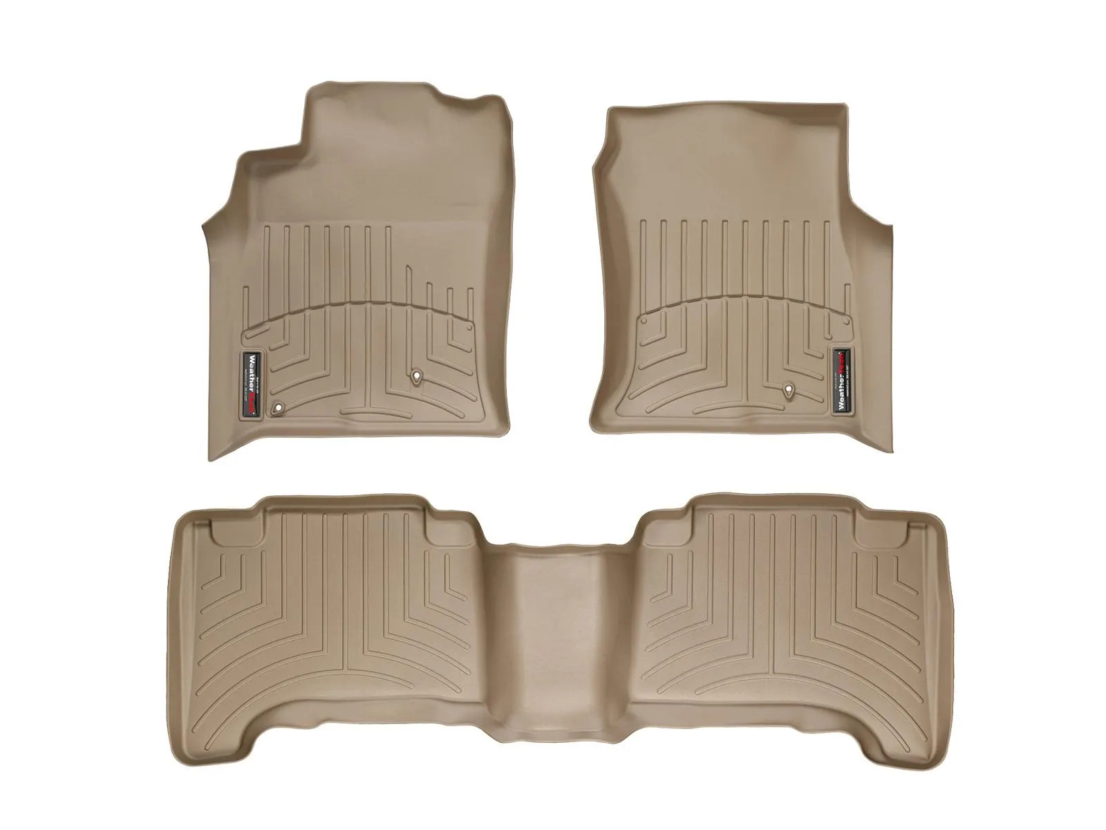 WeatherTech FloorLiner for 2003-2009 Lexus GX - 1st & 2nd Row, Tan