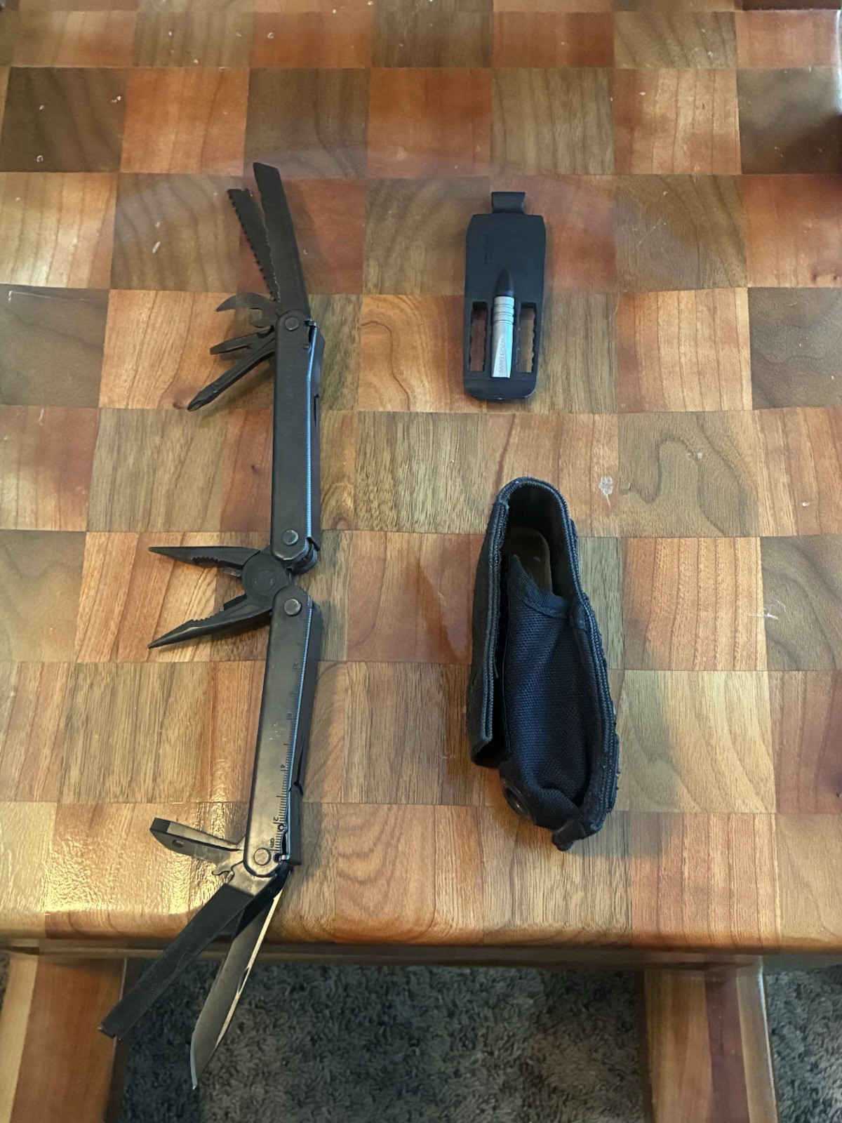 Rare Vintage Leatherman Core Black Oxide Multi-Tool - Date Code 0708 w/ Access