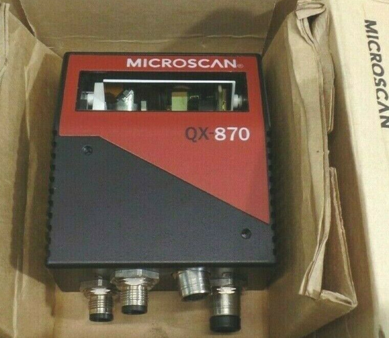 Microscan QX-870 FIS-0870 Industrial Raster Laser Scanner, For Parts/ Repair