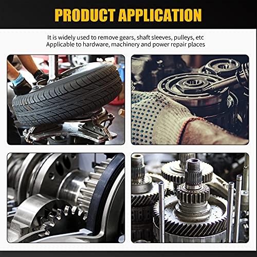 5T Hydraulic Gear Puller Wheel Bearing Pulling Separator Pump Adjustable Oil