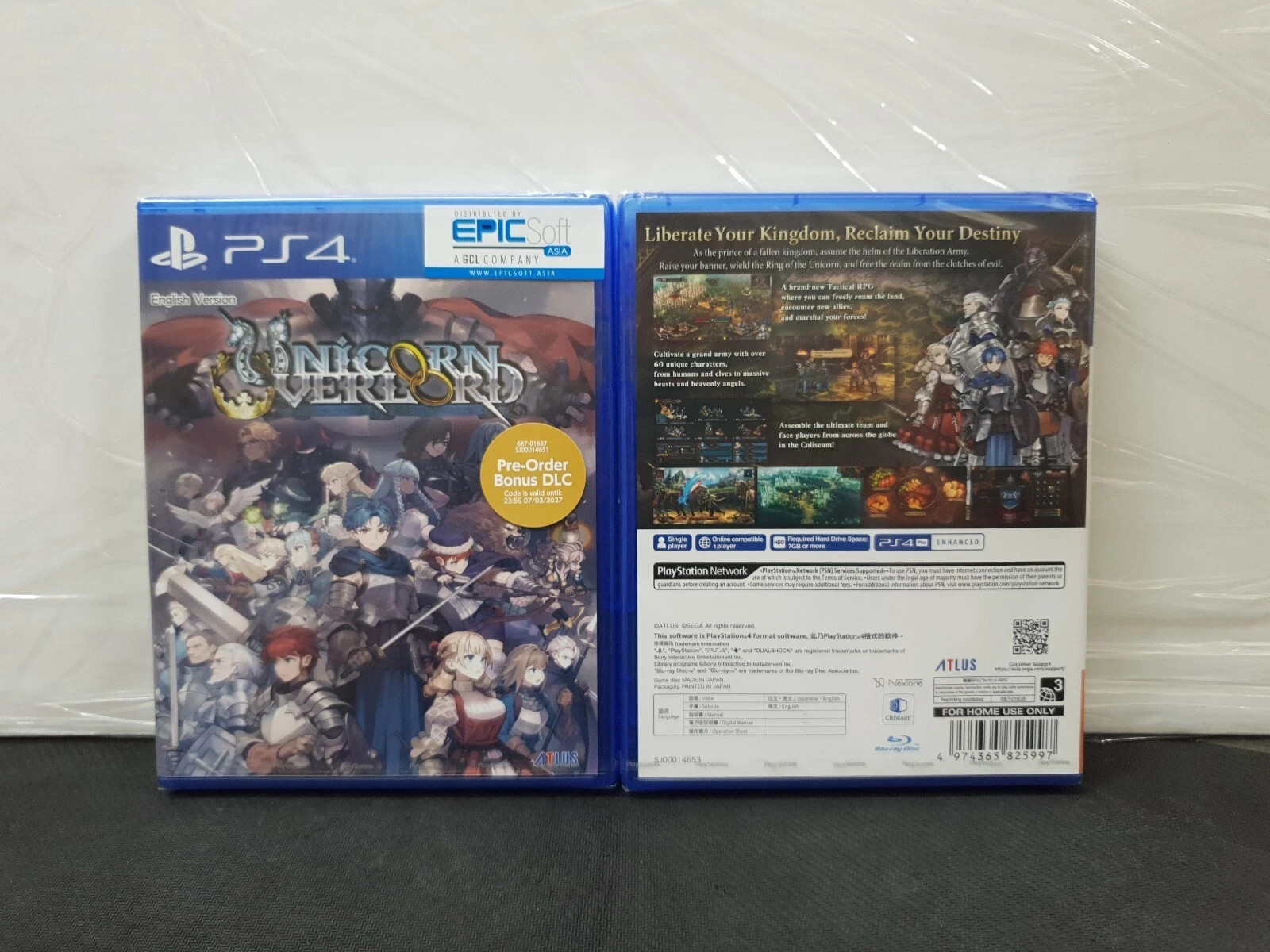 (ASIA ENGLISH VERSION) PS4 Unicorn Overlord (Brand New)