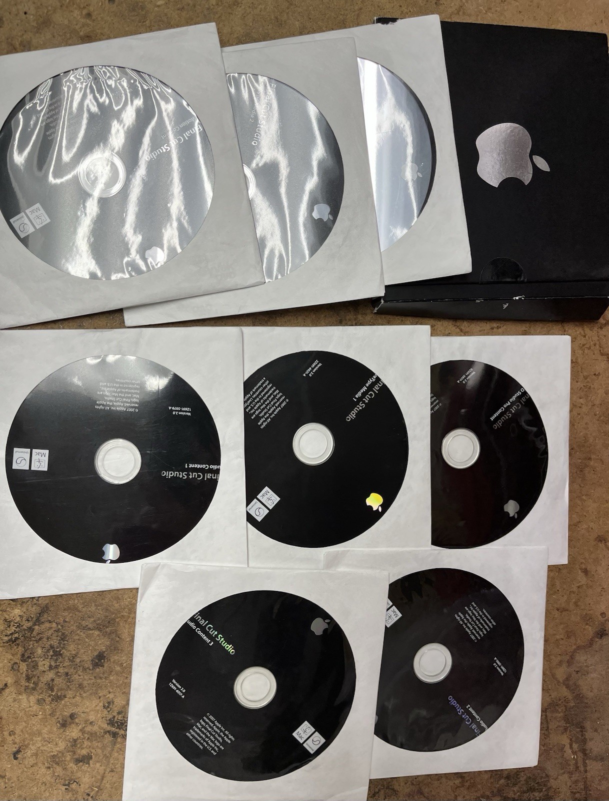 Final Cut Studio 2 Box Software Lot Prod Suite Set NO CODE Apple Software Discs
