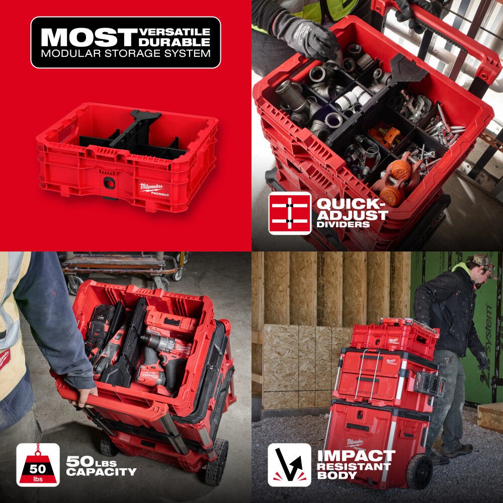 Milwaukee Packout Low-Profile Crate