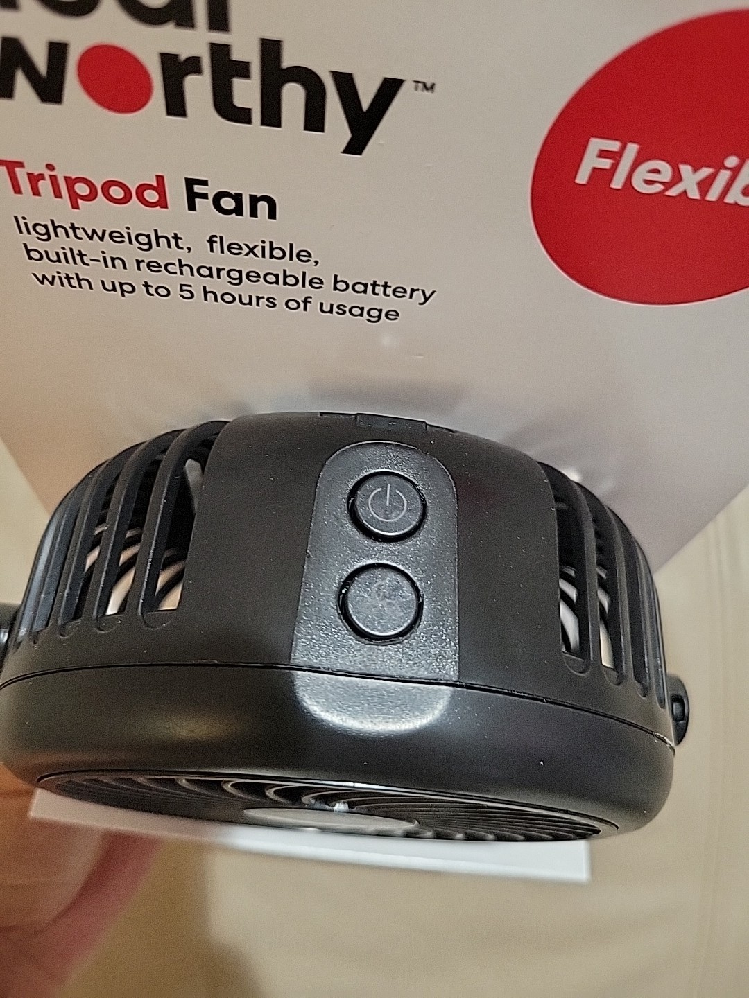 deal worthy tripod fan Black