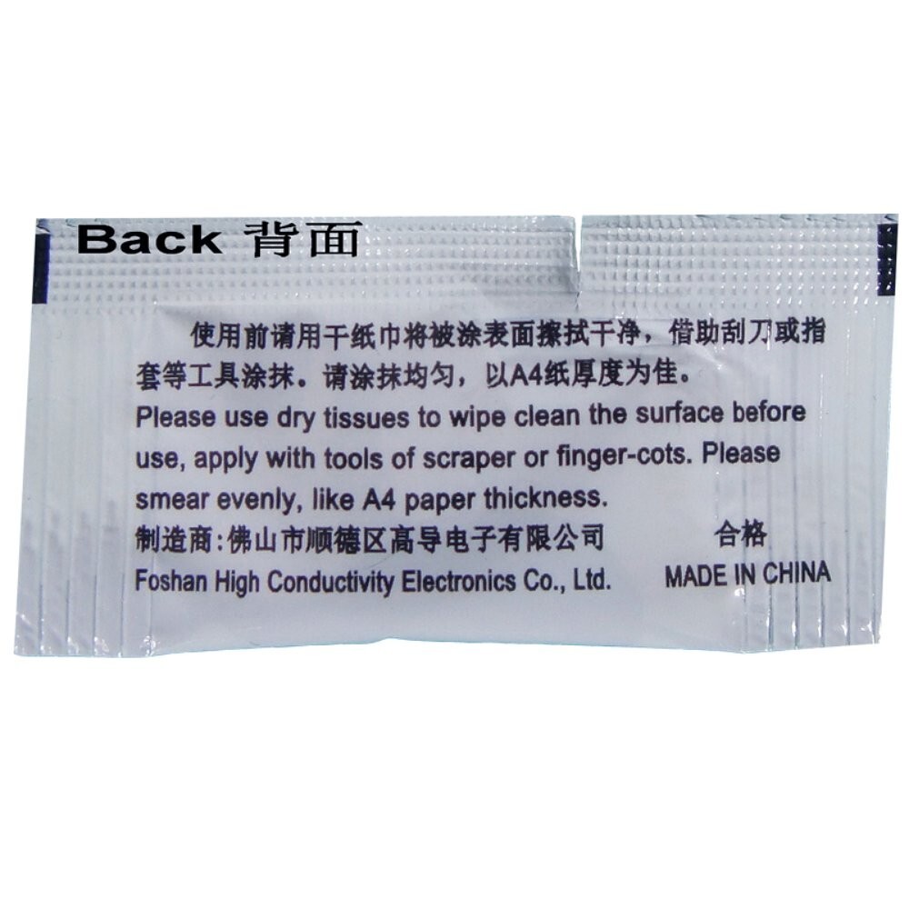 Thermal Paste Grease Heatsink Compound for Computer CPU GPU GD900 10 Soft Packs