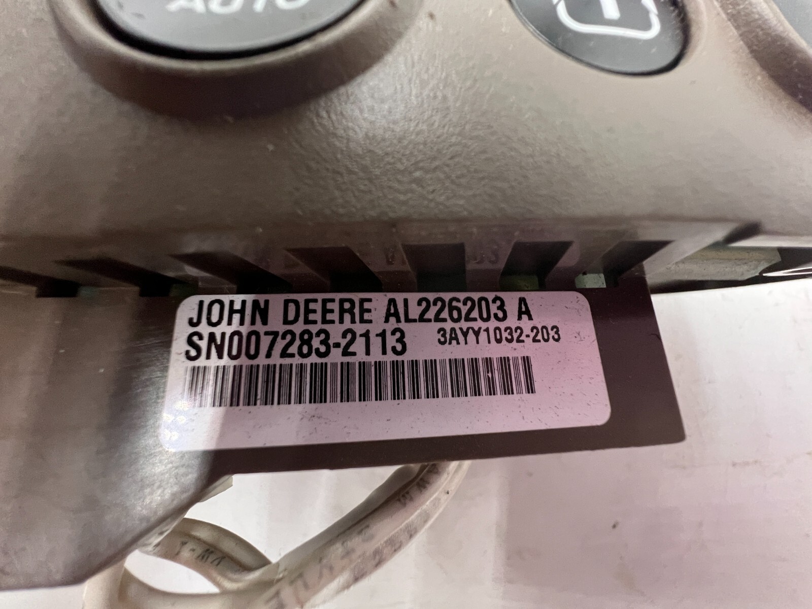 John Deere AL226203 Control Module Replaces # AL217333