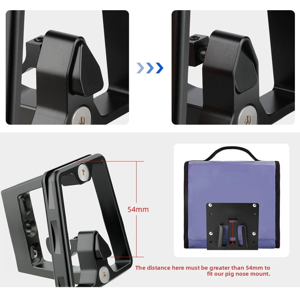 For Folding Bike Front Rack Mount Aluminum Bracket 3 Hole M5 M6 Compatibility