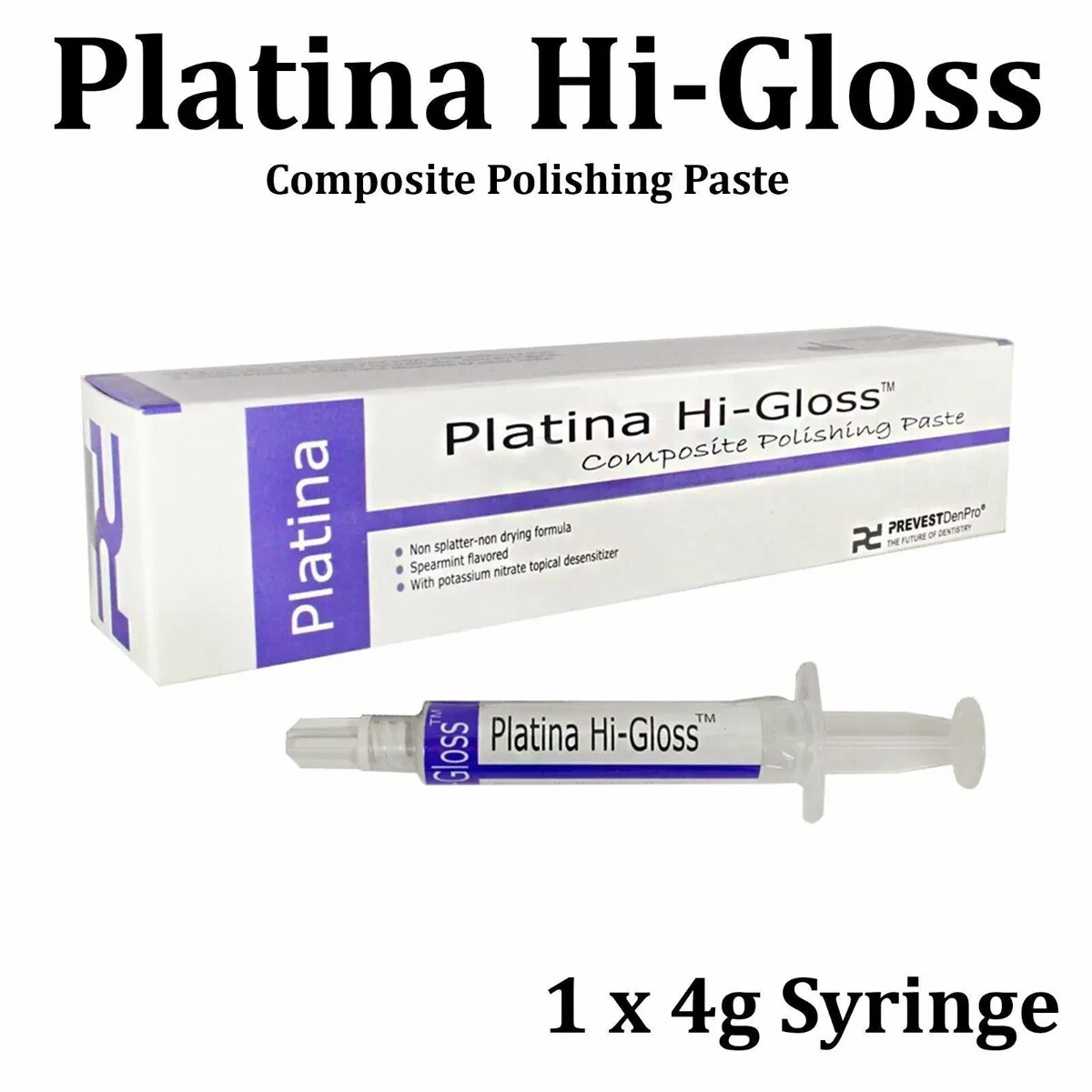 Prevest Denpro Platina Hi Gloss Composite Dental Polishing Paste 4gm Fast Ship