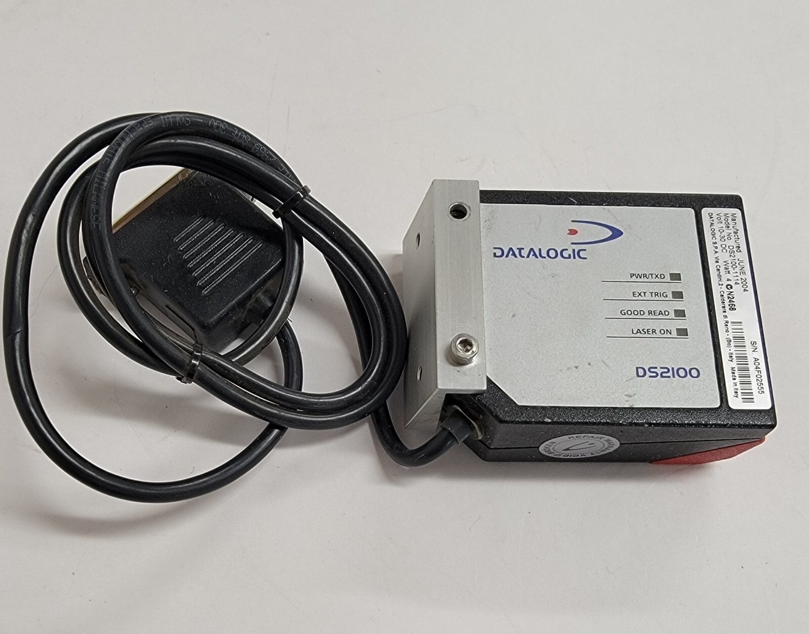 DATALOGIC DS2100-1114 LASER BARCODE SCANNER.