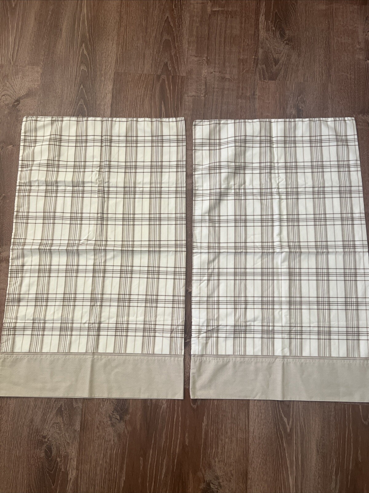 mainstays pillowcase standard green stripes cotton blend modern traditional Set