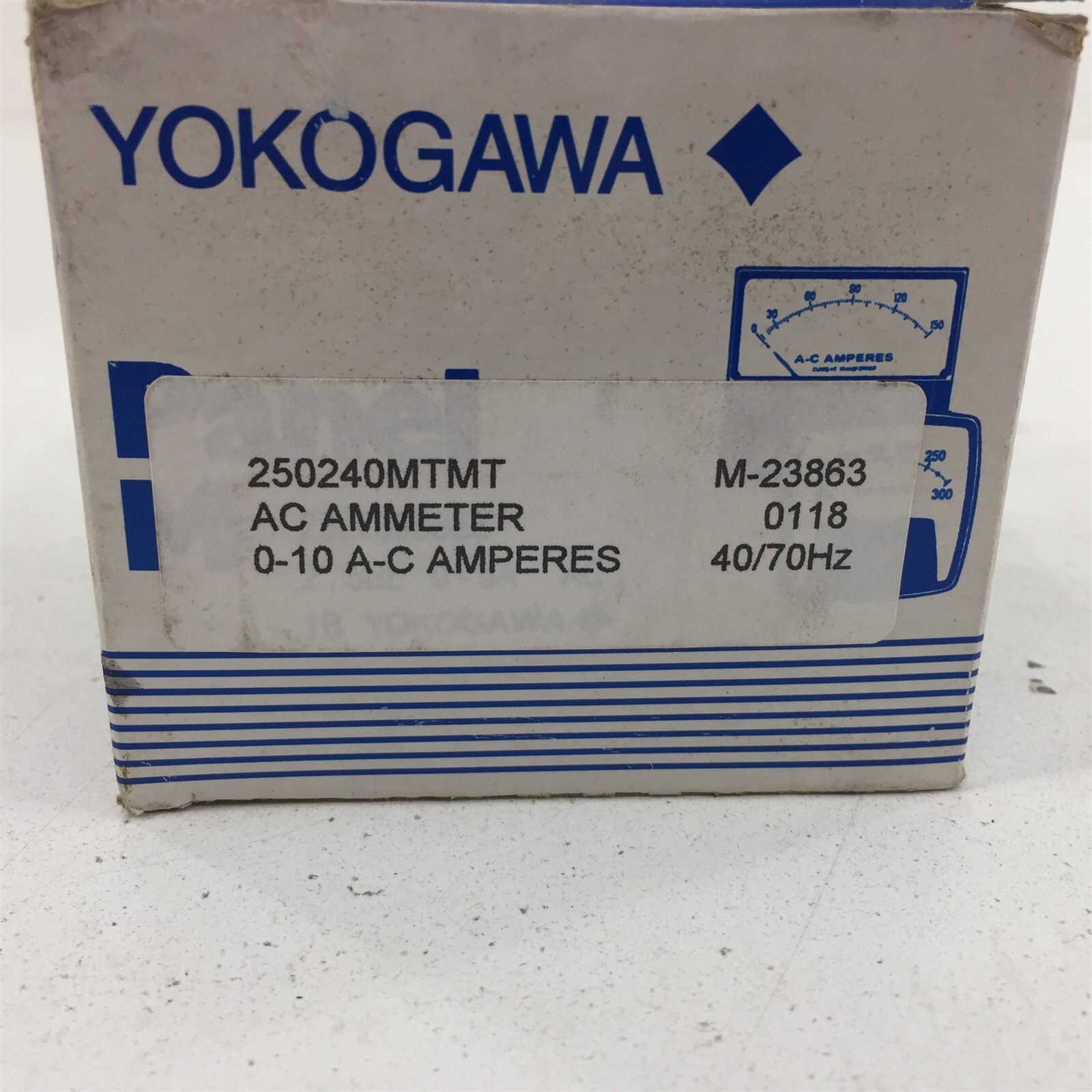 Yokogawa 250240MTMT Panel Meter 0-10 AAC