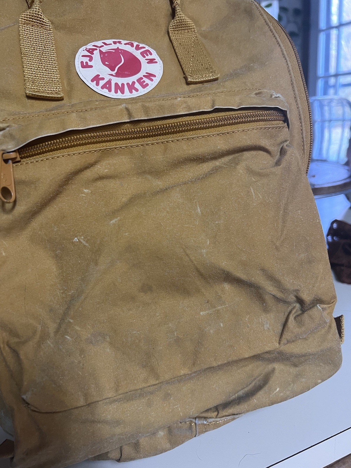 Fjallraven Kanken Mustard Backpack