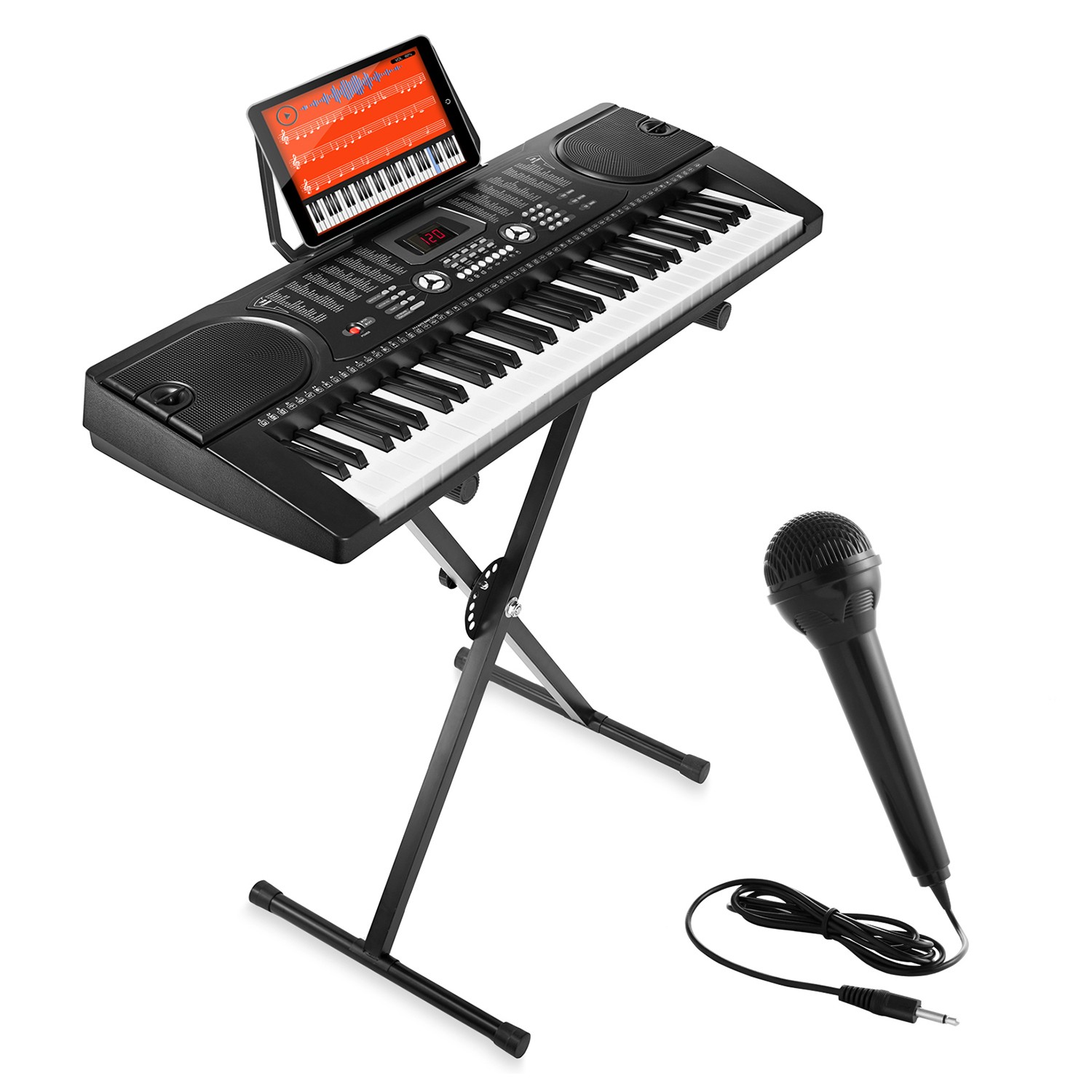 61-Key Piano Keyboard - Portable Electronic Musical Instrument