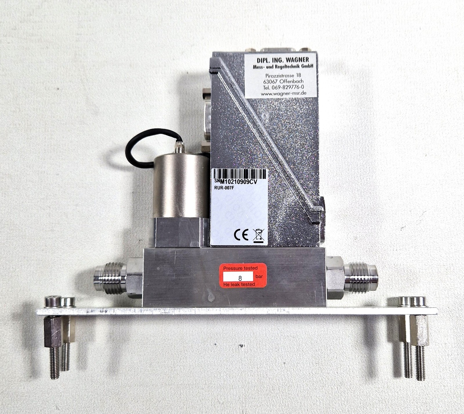 Bronkhorst High-Tech EL-FLOW RUR-007F Mass Flow Controller M10210909CV