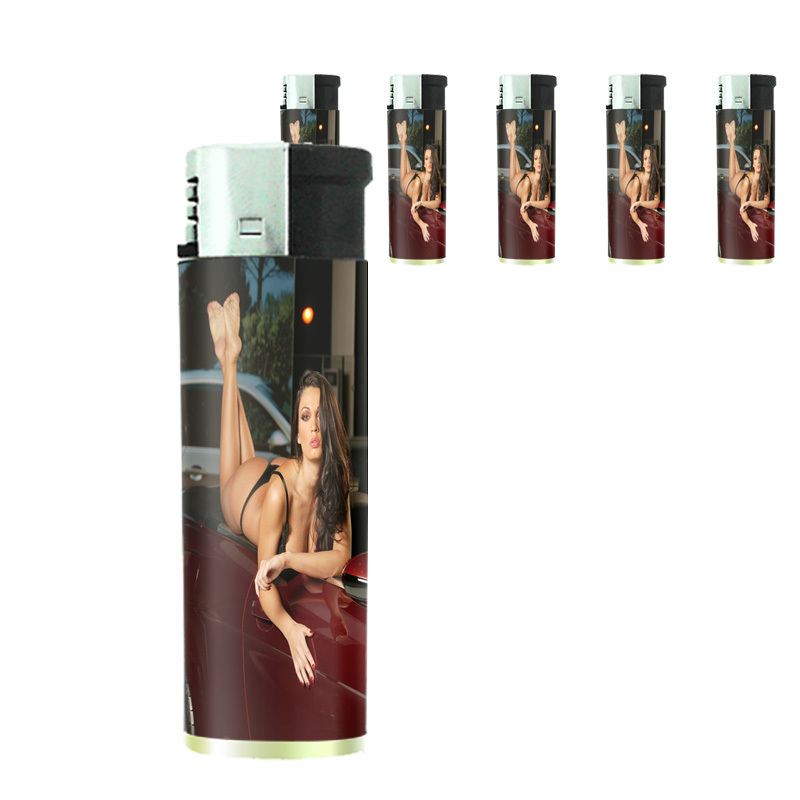 Ohio Pin Up Girls D9 Lighters Set of 5 Electronic Refillable Butane
