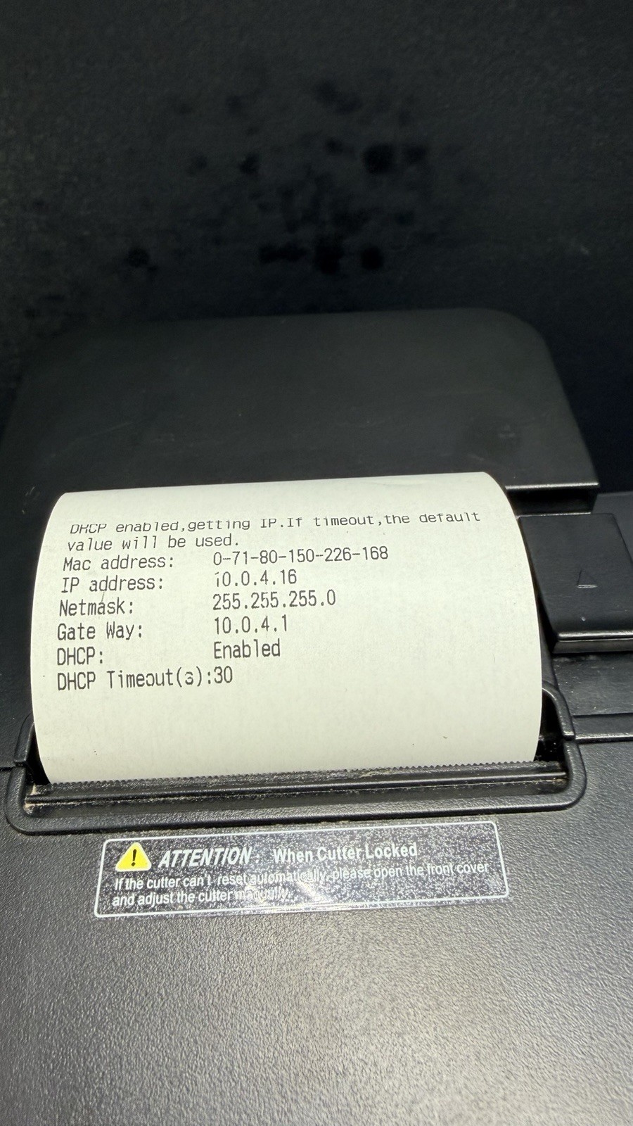 Plum P-TPrinter-E 80mm Thermal Receipt POS Printer Ethernet USB Tested