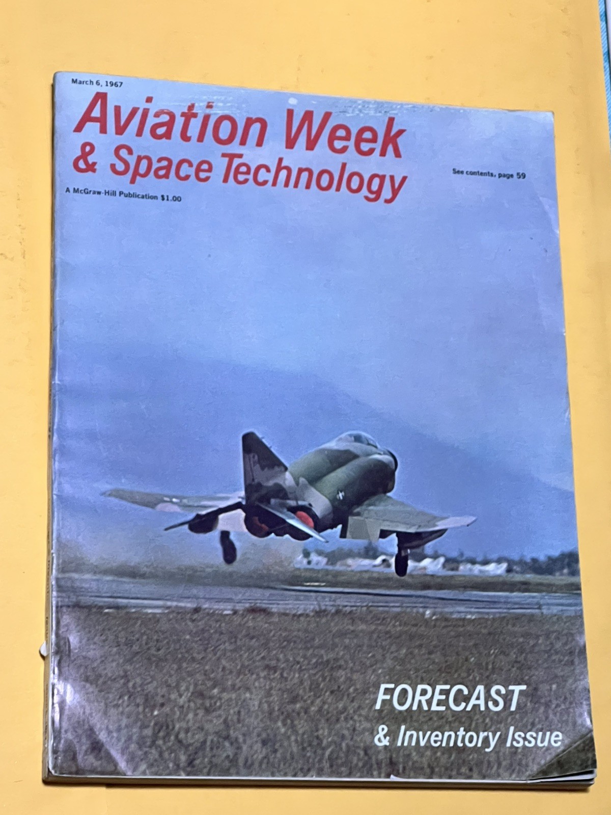 Aviation Week Space Technology   Special Report   Lot of 2 1967  dr