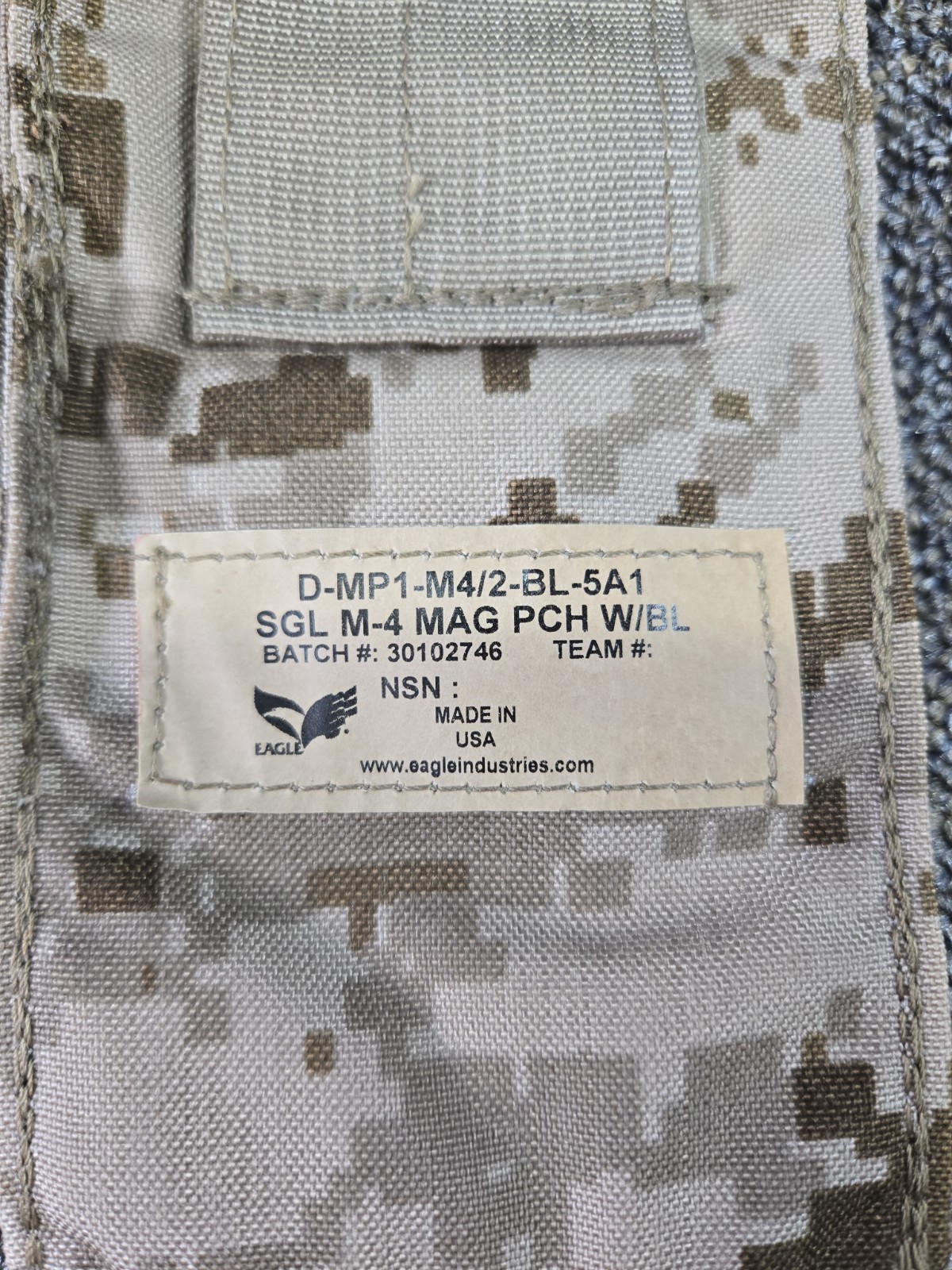 Eagle Industries AOR1 Single Mag Pouch With Belt Loop