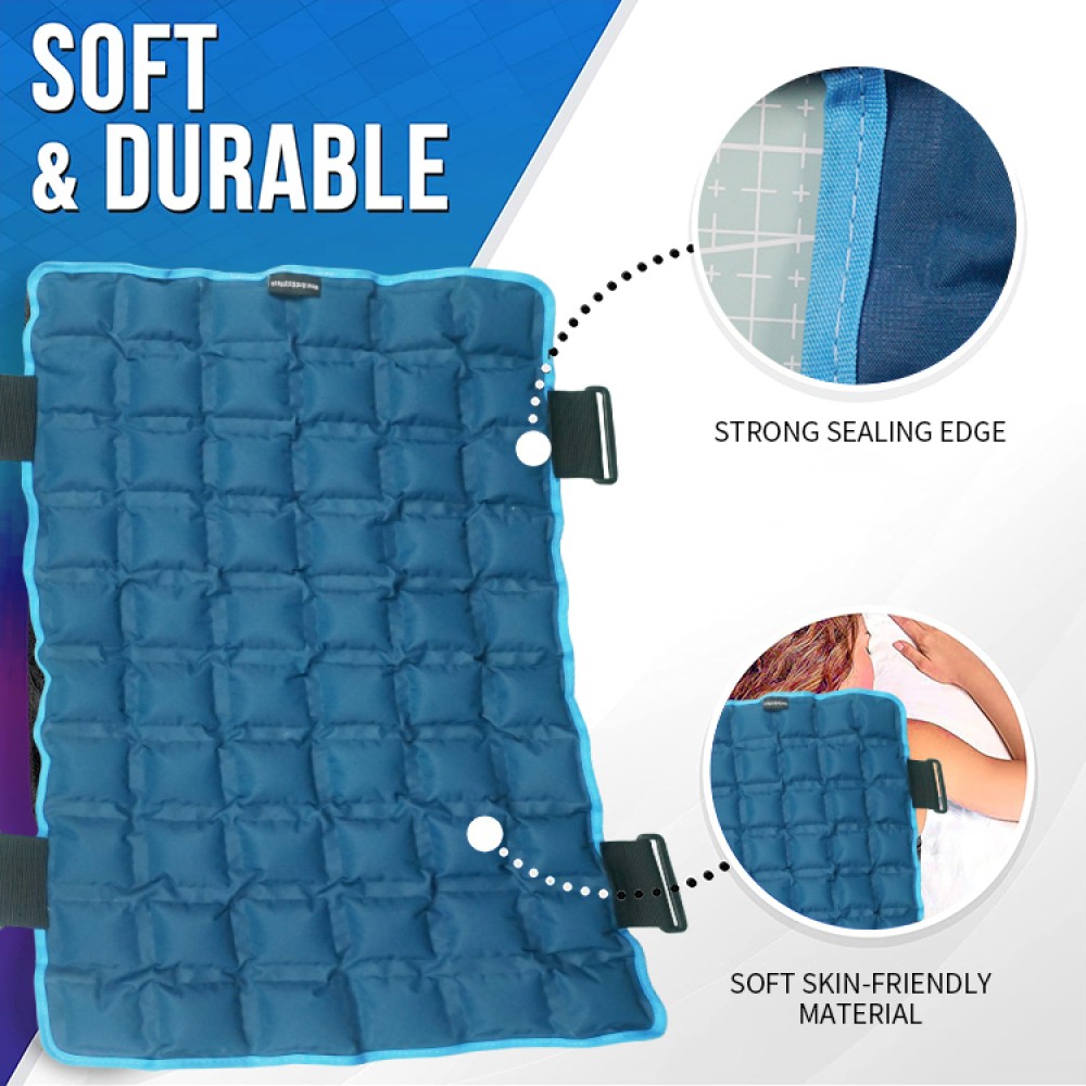 Large Gel Ice Pack for Injuries Reusable Flexible Hot Cold Therapy Compress USA