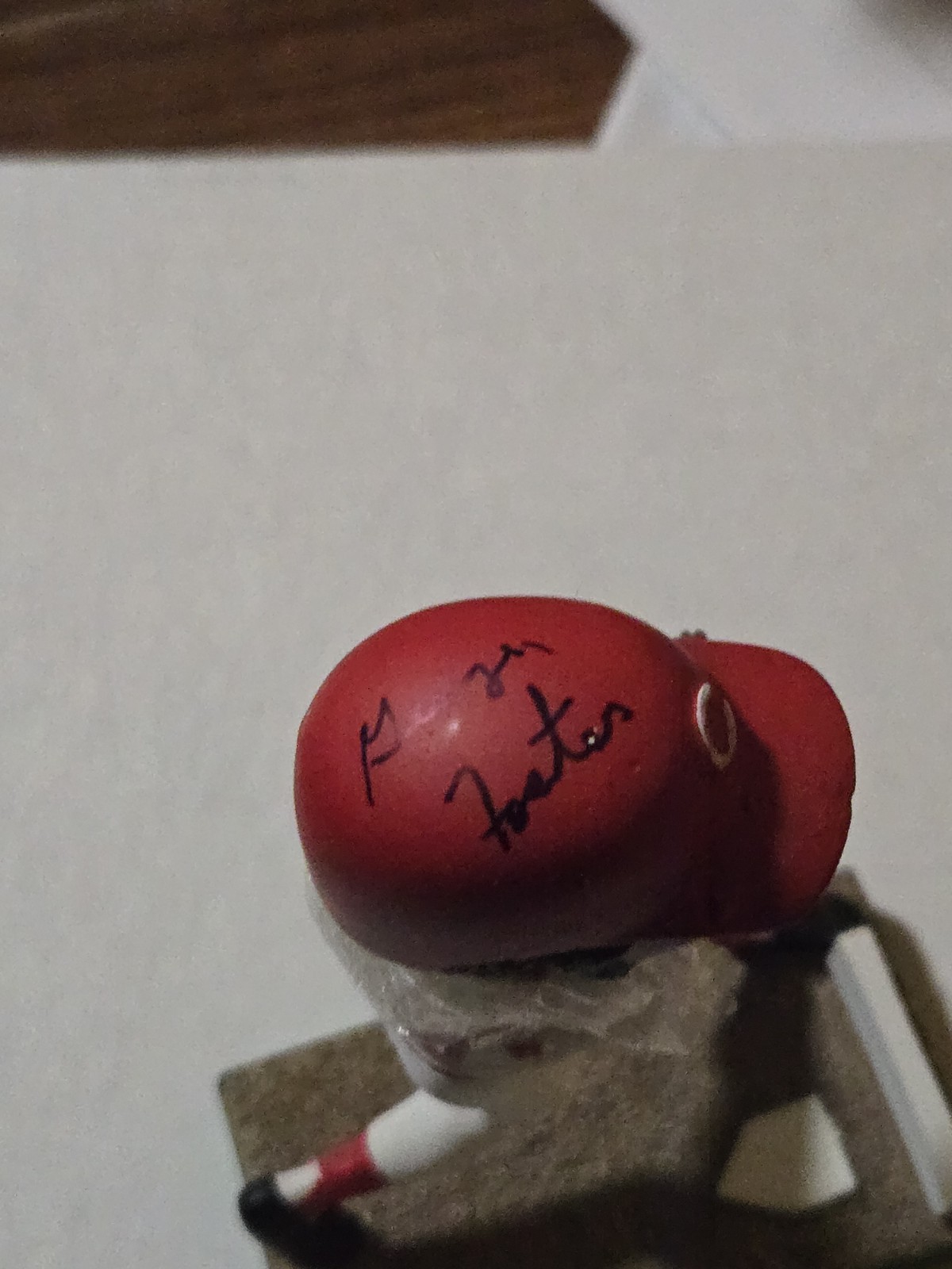 George Foster Autographed 2012 Bobblehead Jsa Cert W/game Ticket