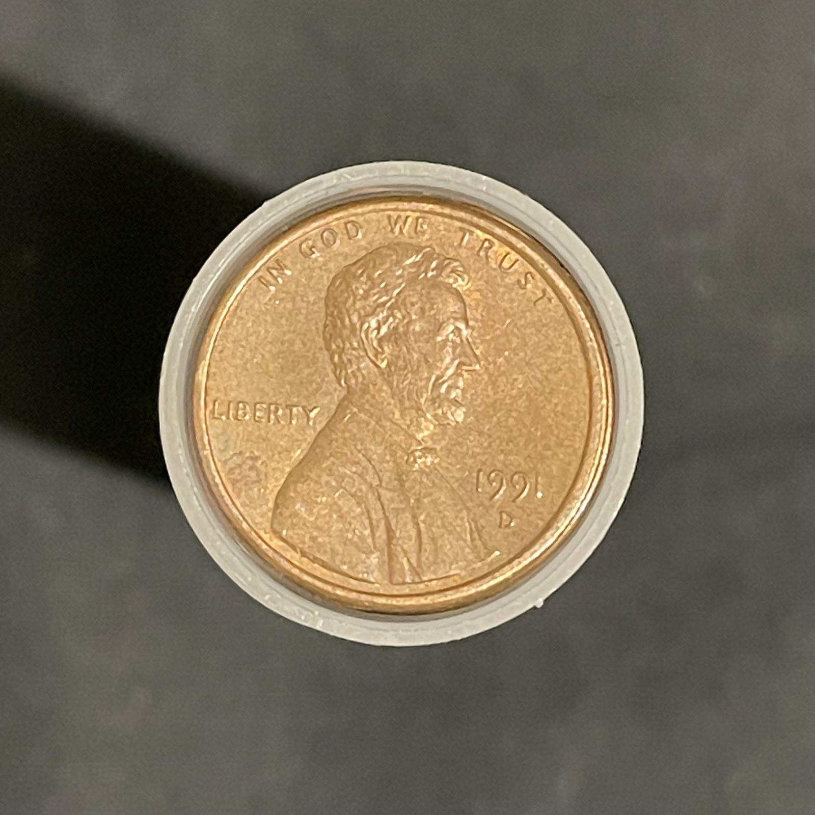 1991 D Lincoln Memorial Cent Zinc (CIRCULATED) READ!