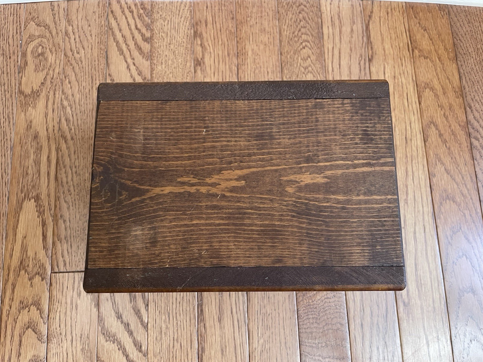 Rustic Step Stool Footstool Heart Cutout Cottagecore